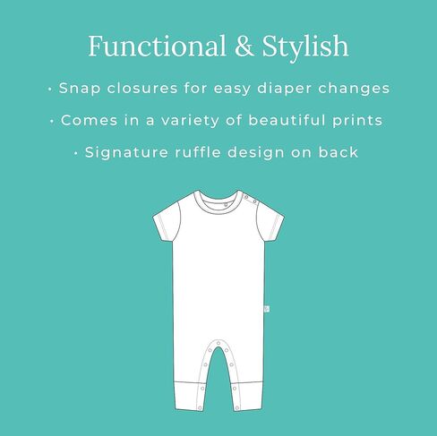 Posh Peanut Baby Rompers Pajamas with Snap Closure - Sleepers Boy Clothes - Kids One Piece PJ - Soft Viscose from Bamboo in Kuwait