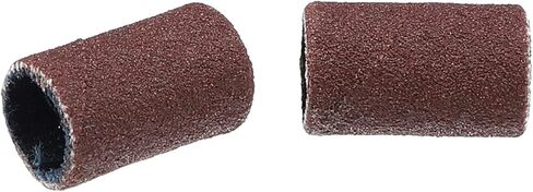 Vocoste 100 قطعة 320 عصابات الصنفرة الحبيبة مع مربع مجاني ، أكمام الصنفرة الرملية الأسطوانة لأدوات الصنفرة الأظافر البنية in Kuwait