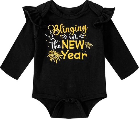 تم ترقيتها إلى Big Sister First Year New Year Girl Goy Toy Bling في ملابس السنة الجديدة in Kuwait