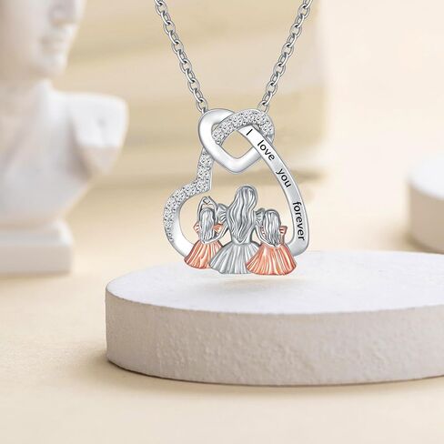 New Mom to Be Gift Mommy of an Angel Necklace Miscarriage Memorial Gifts Sterling Silver Mom To Be Necklace for Women Mama Necklace Jewelry Pink Ribbons Breast Cancer Awareness Necklace Mom Gifts in Saudi Arabia