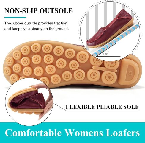 المتسكعون Ecetana for Women Penny Shoes زلة مريحة على نساء غير رسمي للنساء المتسكعون الموضة moccasins in Kuwait