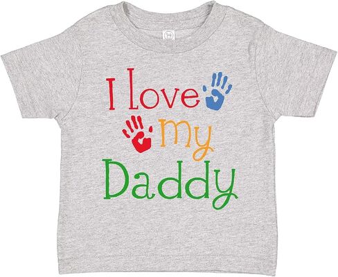 inktastic I Love My Daddy Toddler T-Shirt in Kuwait