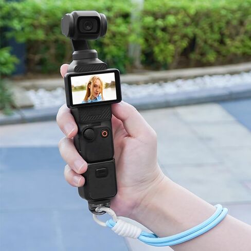 حزام اليد معصم لـ DJI Osmo Pocket 3 ، Mobile 6/SE/RS 3/3 Pro/4 Pro/OM 5 مثبت مع برغي D-Ring in Kuwait
