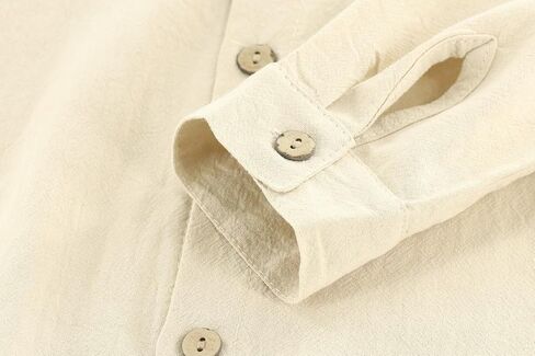 ACESTAR Toddler Baby Boys 2 Pieces Cotton Linen Set Long Sleeve Button Down Shirt Casual Pants Sets Spring Fall Outfits in Saudi Arabia