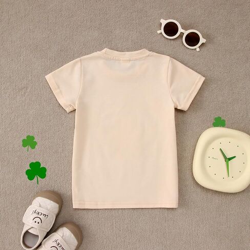 SOFEON Lucky Dude T-Shirt Toddler Boys Girls St Patricks Day Shirts Shamrock Outfits Clover Tees Tops 1-5 Years in Kuwait