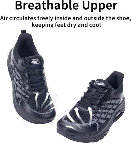 أحذية صناديق ذات إصبع القدم الواسعة للسيدات مع دعم أحذية المشي لأحذية اللفافة الأخمصية أحذية التنس العظوية in Kuwait