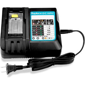Powilling DC18RC Rapid Battery Charger DC18RD DC18RA for Makita 14.4V-18V LXT Li-ion Battery BL1815 BL1820 BL1830 BL1850 BL1860 BL1840 BL1430 BL1415