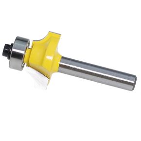 1/4 Inch Shank Alloy Fillet Cutter Trimmer Head Edge Forming 3/8 Inch Radius Router Bit Suitable for Wood MDF Particleboard