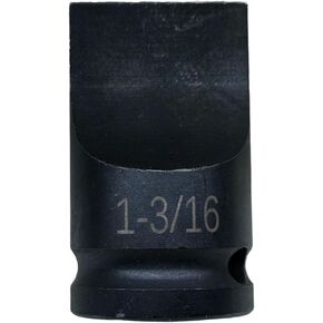 1/2-inch Drive Slotted Screwdriver Bit Socket/Drag Link Socket, 1-3/16" Width x5/32" Thickness Tip, Heat-Treated Cr-Mo Alloy Steel