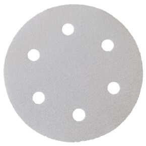CS Unitec 37649 9" Sandpaper, Velcro 6-Hole Punch, 220 Grit Normal Corundum, (Pack of 25)