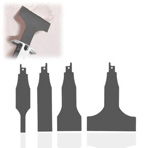 Reciprocating Saw Scraper, Scraper Blade, 4PCS Reciprocating Saw Scraper Blade Multifunctional High Carbon Steel Tile Washing Tools
