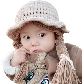 Autumn and Winter Cute Cherry Hand-Knitted Hat