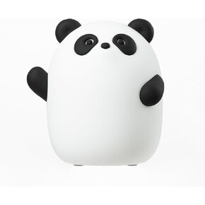 Panda Silicone Night Light, Tap-Controlled LED Lamp with 3-Level Adjustable Soft Glow, Rechargeable Timer Nightlight for Woman, and Stress Relief, Gift for All Ages