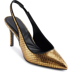 KARL LAGERFELD Women's Cushioned Insole Evening Rosalyn-Slingback Pump