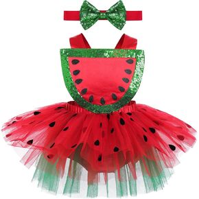 AWIBMK Baby Girls 1st 2nd Birthday Outfit Sequin Tulle Ruffle Sleeveless Backless Princess Party Tutu Dress with Headband