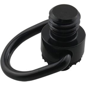 DGZZI Stainless Steel Quick Release Camera Strap Screws 1/4-20 to 3/8-16 Fixed C Ring with Handle Quick Release Screws for Tripod SLR Camera Quick Release Wrist Strap Screws Head Black