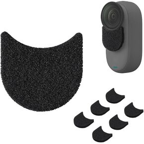 6pcs Mic Wind Muff Wind Noise Reduction Cover for Insta360 GO 3 / GO 3S,Microphone Windshield Windproof Cotton Outdoor Professional Photography