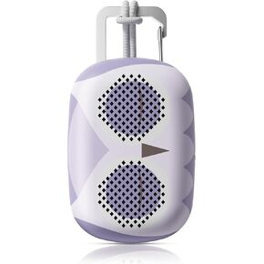 Cute owl Baby Sound Machine | Portable Mini White Noise Sound Machine for Travel | 4 Timer | 25 Soothing Sounds | Registry Gift | Clips on Baby Stroller | Purple