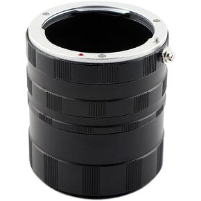 Macro Extension Tube Manual Focus Adapter Ring Set Compatible for Fujifilm X-T50 X-T30 II X-T20 X-T10 X-T5 X-T4 X-T3 X-T2 X-S20 X-S10 X-H1 X-H2 X-H2S X-PRO3 X-E4 X-E3 X Mount Camera