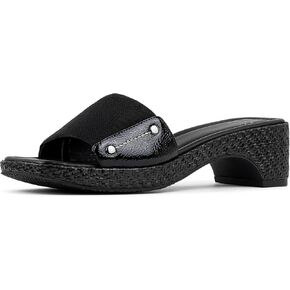 Donald Pliner Women's Rodeo Jute Elastic Slide Sandal