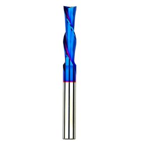 Solid Carbide Plunge Router Bit Down Cut CNC Spiral Bit with 1/4 inch Shank BRD225
