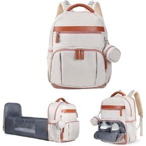Diaper Bag Backpack with Detachable Changing Station for Unisex Babies, Large Capacity Travel Essentials Diaper Bags, Waterproof Baby Bags for Multiple Use
