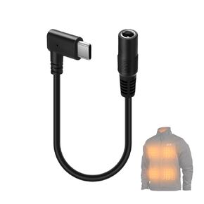 Lenink Heated Jacket Battery Adapter Charger Cable for Milwaukee M12, Dewalt, Snap-on, Metabo, AEG, Makita, Heated Jacket USB C Step Up Adapter Charging Cable Designed for 12V Heated Jacket