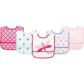 Luvable Friends Unisex BabyWaterproof PEVA Bibs