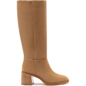 Larroudé Ricky Boot In Peanut Suede