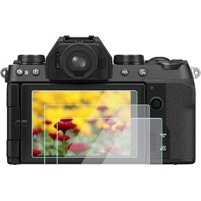 WH1916 XS10 Screen Protector Compatible for Fujifilm X-S10 X-T30ii XT30 XT10, Tempered Glass Anti-Scrach (3 Pack)