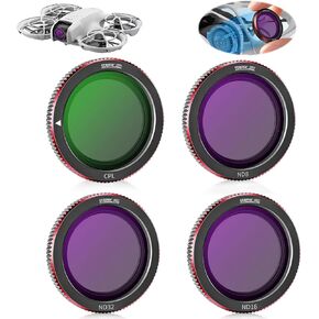 Magnetic Filters for DJI Neo,Multi Coated HD Optical Glass for DJI NEO Drone Accessories,4 Pack ND8 ND16 ND32 CPL Filters Drone Lens Cover