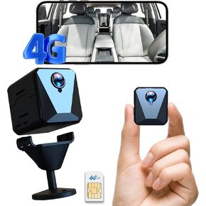 Security Camera, 4K WiFi Indoor Camera with 64G SD Card, 100 Days Standby Battery Life, Clear Night Vision, AI Motion Detection, Real-Time Record Security Wireless Surveillance cam