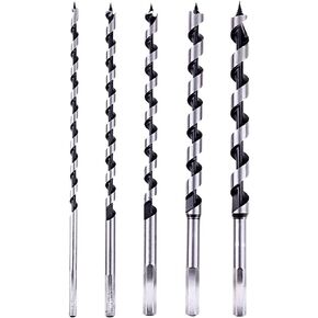 5pcs 6-14mm Deluxe hex shank Auger drill Bit Set Milling cutters for thick wood hole cutter, 230MM long