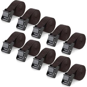 10 Pack Trail & Game Camera Mount Tree Straps with Snap, Portable Nylon Fiber Strap for Wildlife Trail Camera Accessory, 180cm Long, Deer Camera Tree Belts, Easy to Use