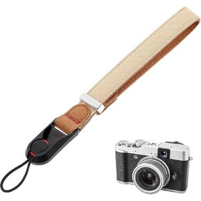Removable Cuff Camera Wrist Strap with Quick Release Buckle, Portable Camera Wristband Denim SLR Wristband Quick Fit