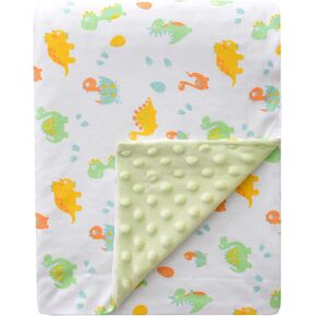 Gina Era Baby Blankets for Boys Girls 30 * 40″, Super Soft Comfy Blankets Double Layer with Dotted Backing for Toddler, Nursery Bed Blanket Stroller Crib Shower Gifts for Newborn (Pink Elephant)