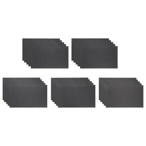 HARFINGTON 25pcs Sandpaper 150 220 320 400 600 Grit 9 x 5.5 Inch Waterproof Backing Silicon Carbide Abrasive Wet Dry Sanding Sheets for Wood Finishing, Metal Sanding, Automotive Polishing