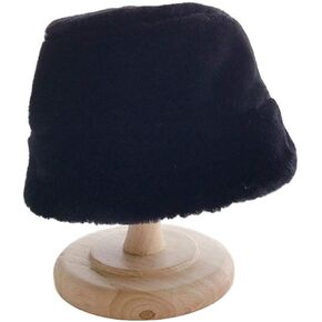 Faux Rabbit Fur Winter Bucket Hat for Kids Girls Boys Cap Children Plush Warm Baby Hat Kids Accessories 2-7Y