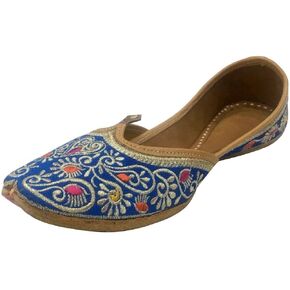 Handmade Jutti Khussa Shoes Indian Pakistani Shoes Ethnic Flat Shoes