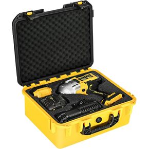 Case for Dewalt Impact Wrench 1/2: Waterproof Tool Box for Dewalt Cordless Impact Wrench 1/2 Inch DCF900 | DCF891 | DCF961b, Hard Carrying Case for Dewalt Torque Wrench Set Battery Charger (Case Only)