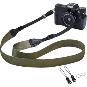 Thin Camera Neck Strap: Minimalist Lanyard for Mirrorless Compact Film Camera Binoculars Ipad.(Pink Color)