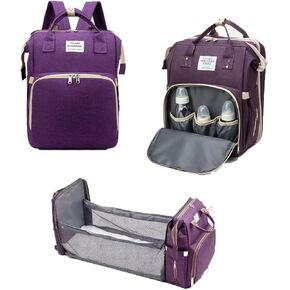 Diaper Baby Bag Backpack with Changing Station Changing Pad Baby Nursing Bag Baby Shower Tote Baby Bottle Bag Waterproof Large Capacity,Baby Registry Search,Newborn Essentials