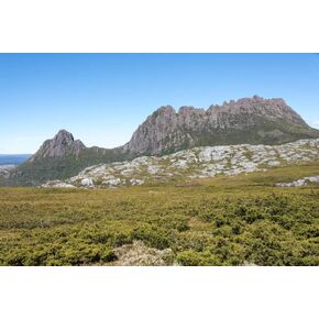Posterazzi PDDAU01TDR0177LARGE Australia, Tasmania, Lake Sinclair National Park. Cradle Mountain Photo Print, 24 x 36, Multi