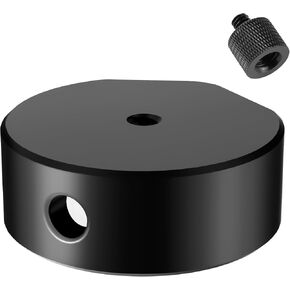 Starlink Mini Tripod Adpater Mount for Starlink Mini Original Pipe Adapter ، Aluminium Sploy Starlink Mini (V4) ، مجموعة Starlink Mini Mounting Kit (تشمل 1/4 ''-20 ذكرًا إلى 3/8 '-16 برغي أنثى)