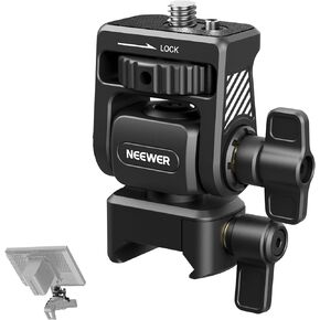 NEEWER Field Monitor Mount Monitor Holder with NATO Clamp, 360° Swivel, 180° Tilt, Anti Twist Screw Compatible with Atomos Ninja 5" & 7" Camera Monitor Compatible with SmallRig Camera Cage, MA020