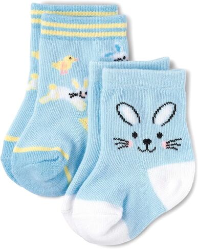 The Children's Place Usisex Baby و Newborn Easter Bunny Midi Socks in Saudi Arabia