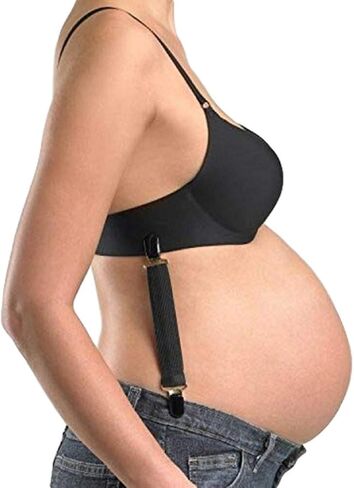 Belly Ups! The Original Maternity Suspenders Black One Size in Saudi Arabia