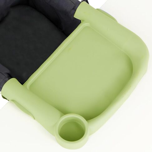 Baby Dining Tray Compatible with Fast Table Chair Portable Baby Feeding Tray for Clip-On Fast Table Chair Silicone Tray Compatible with Most High Chairs (Greener) in Saudi Arabia