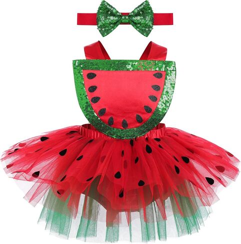AWIBMK Baby Girls 1st 2nd Birthday Outfit Sequin Tulle Ruffle Sleeveless Backless Princess Party Tutu Dress with Headband in Kuwait