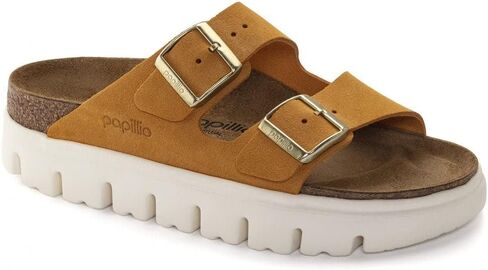Birkenstock Arizona Chunky Suede Women's Black Sandals in Saudi Arabia